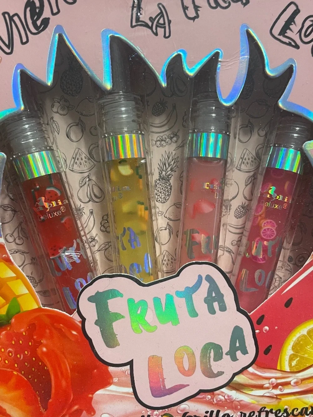 Italia Deluxe Fruta Loca Lip Oil 4-Piece Set
